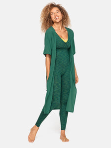 TissueWeave Wrap Dress